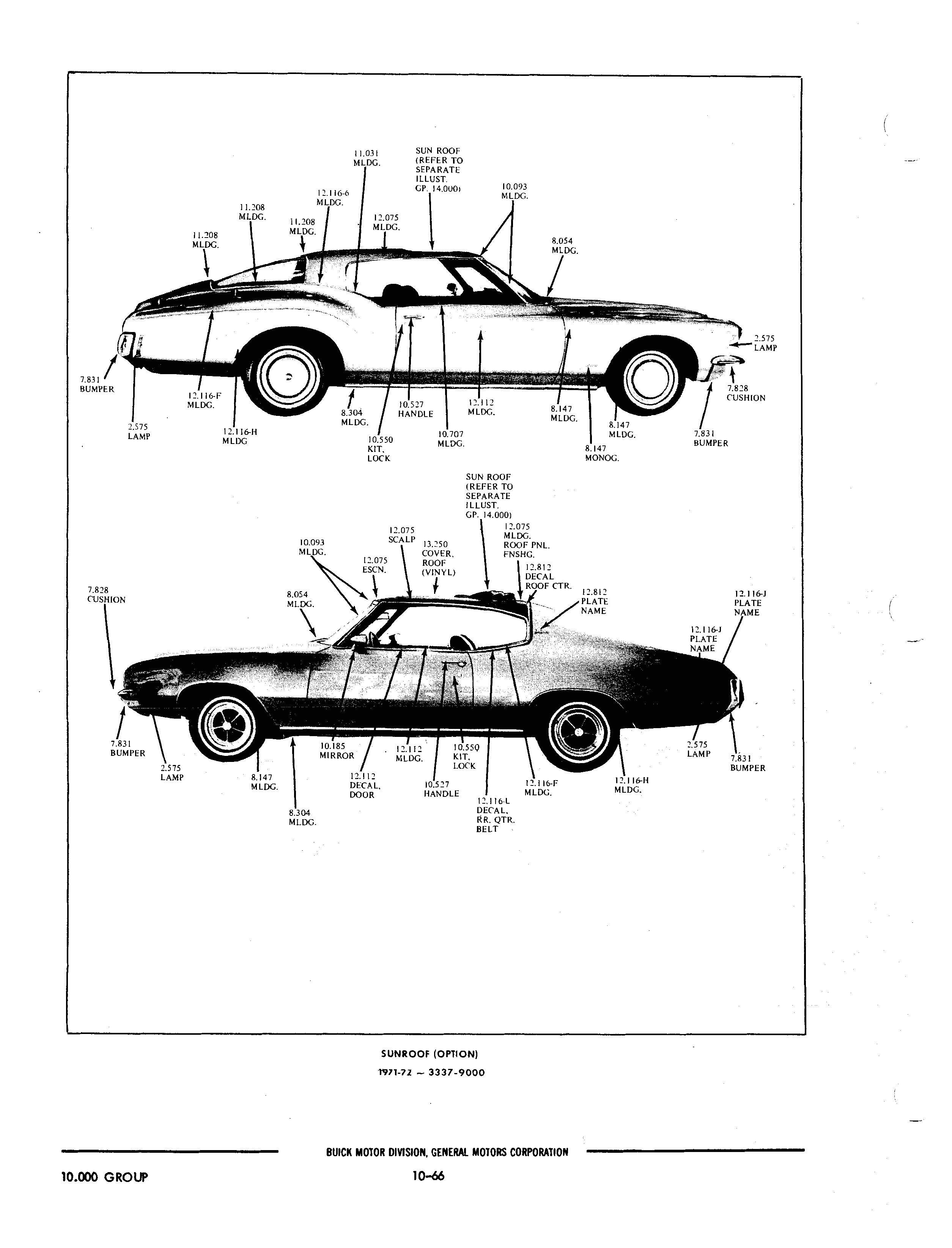 Buick 19401972 Parts Illustrations / Buick Chassis And Body